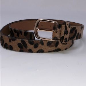 Cheetah Skinny Belt
